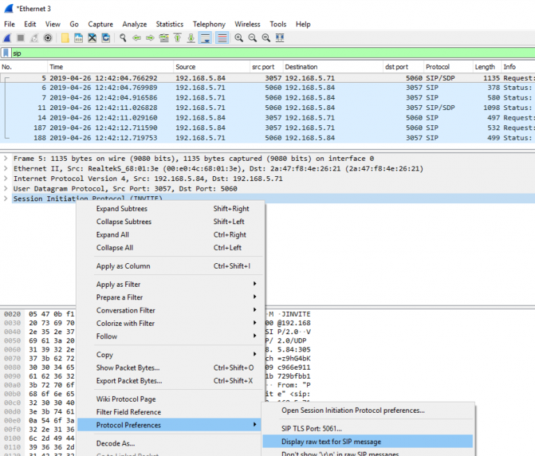 wireshark search for string