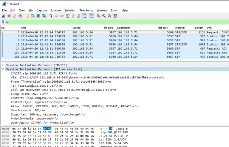 wireshark captures find in packet containing string